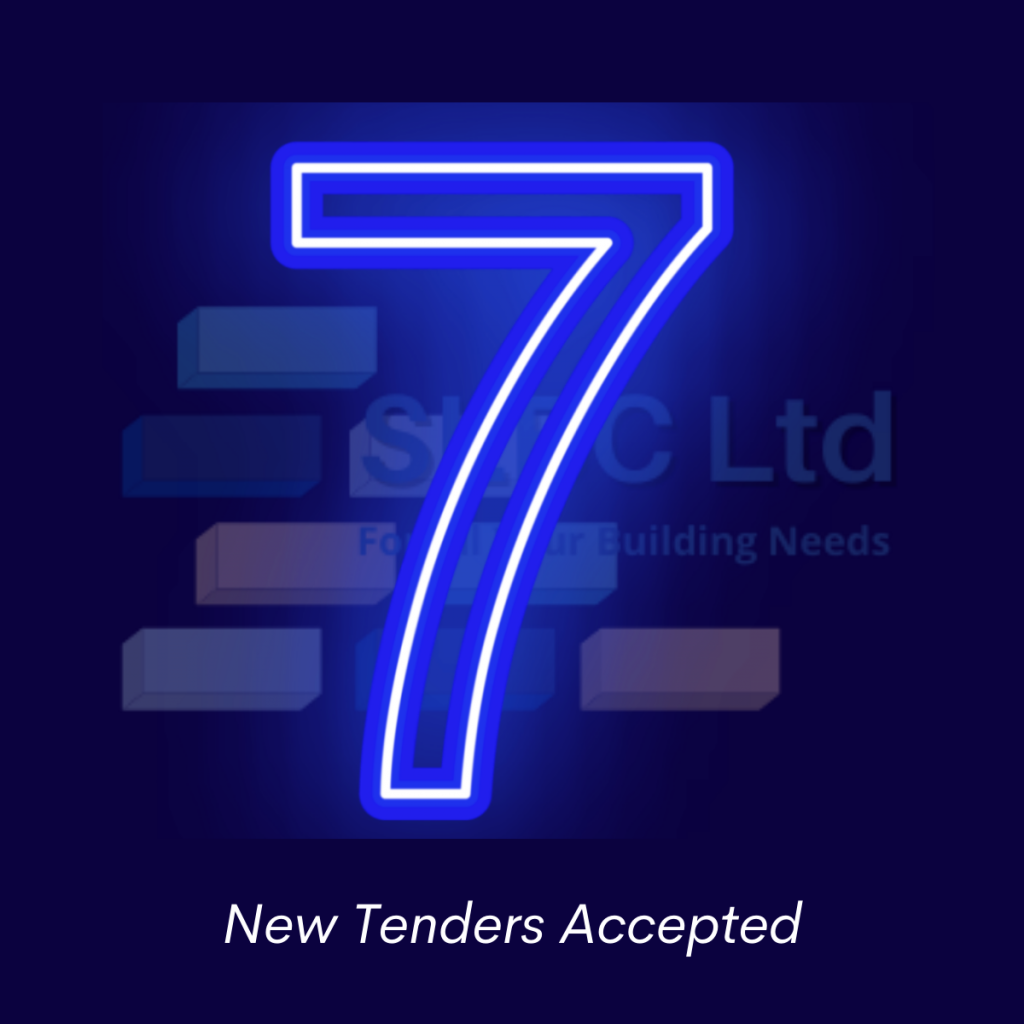 Accepted 7 New Tenders